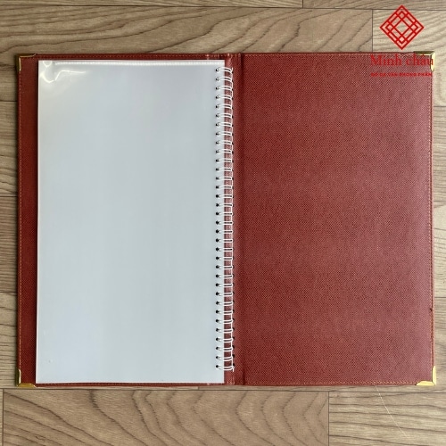 Menu bìa cứng, bìa da SX006 SDMC