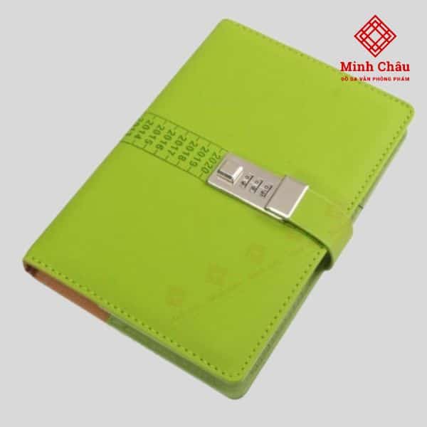 Sổ da dán gáy bằng mật khẩu 004