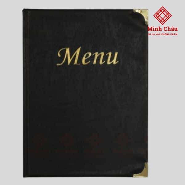 Menu bìa cứng, bìa da MN011