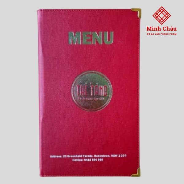 Menu bìa cứng, bìa da MN012 SDMC