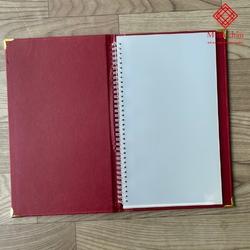 Menu bìa cứng, bìa da MN012 SDMC