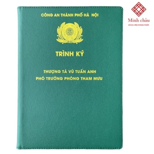 Bìa trình ký đôi, cặp trình ký – Công an thành phố Hà Nội 2