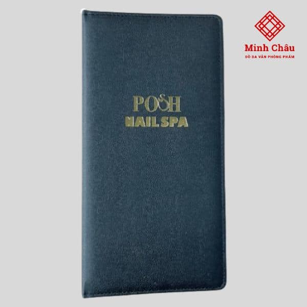 Menu bìa cứng, bìa da Da Posh Nail Spa MN021