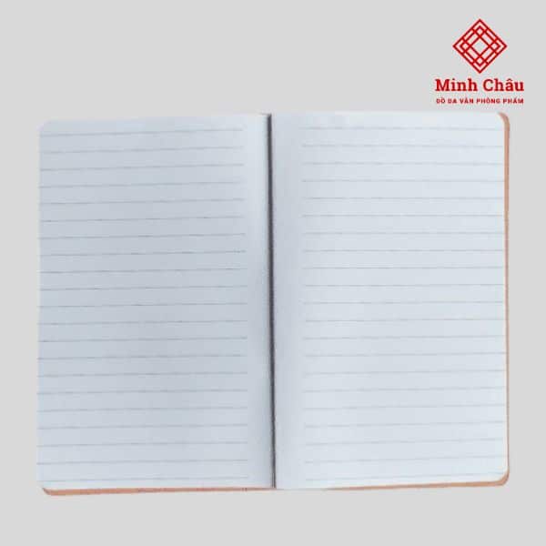 Mẫu Sổ bìa da gáy còng a6 có sẵn