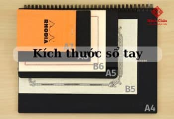 Các kích thước sổ tay
