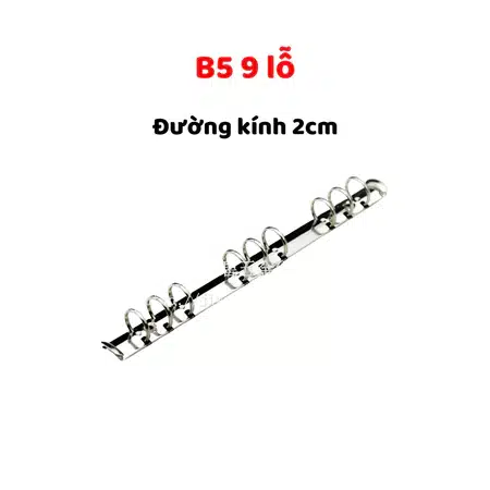 Còng B5 9 chấu lỗ 2cm